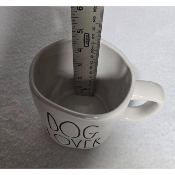 Rae Dunn By Magenta White "Dog Lover" Ceramic Mug - Picture 9 of 9